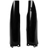 זוג מגני בולמים לאופנועי קטמ שחור - POLISPORT FORK GUARDS