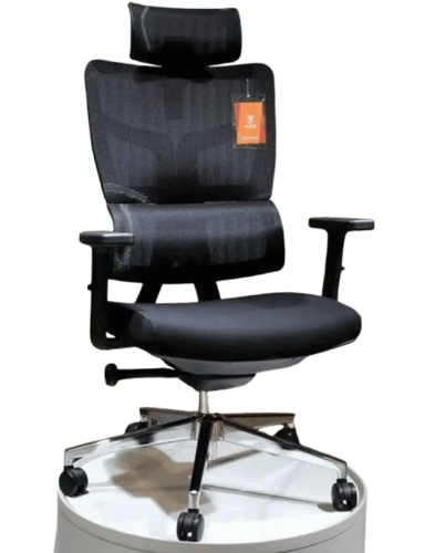 כסא משרדי אורטופדי - דגם President - שחור