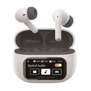 זוג אוזניות איכותיות EarBuds F11 PiZZi Bluetooth עם מסך טאץ
