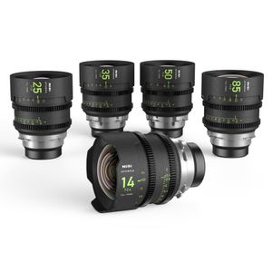 NiSi ATHENA PRIME Cinema קיט עדשות סינמטיות 14-85mm עם מתאם L-Mount