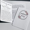 ברכון הדלקת נרות דגם פרחים