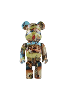 בובת אספנות 400% Bearbrick The Garden of Earthly Delights - Jérôme Bosch 