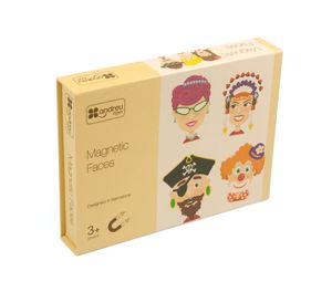 משחק מגנטים מעץ – פרצופים Andreu Toys