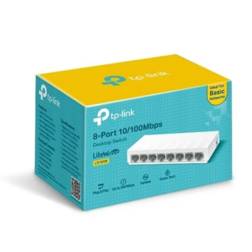מתג פלסטיק 8 10/100/ /SWITCH/TPLINK TL-SG108D