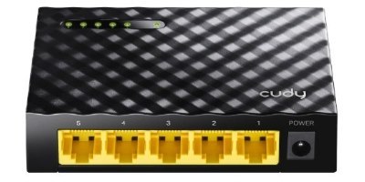 רכזת רשת HUB CUDY 5 PORT GIGABIT 10/100/1000 GS105D-IL