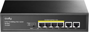 HUB CUDY 6 PORT POE 10/100 60W FS1006P-IL