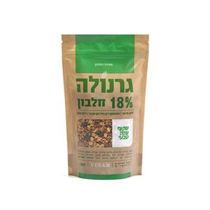 שקוף שזה טבעי גרנולה 18% חלבון