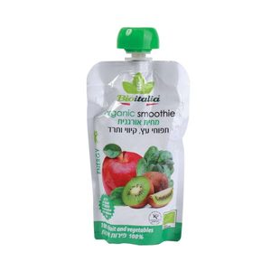 ביו איטליה מחית אורגנית תפוחי עץ קיווי ותרד