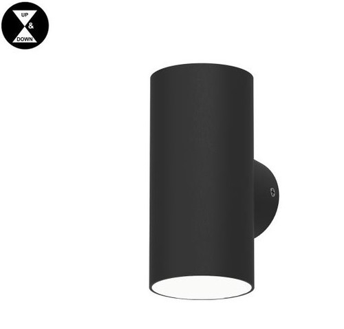 אגם קיר כפול שחור CCT 2*9W