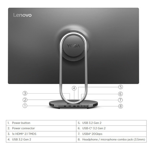 מחשב AIO Yoga 9 32IRH8 - F0HJ001LIV Lenovo 