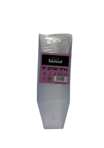 24 יחידות גביע קוביקו 5.5X5.5 גובה 5.5 ס"מ