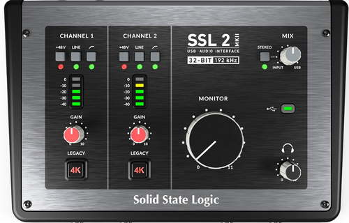 כרטיס קול שולחני מקצועי SSL 2 MKII