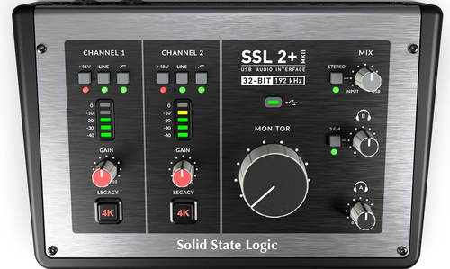 כרטיס קול שולחני מקצועי SSL 2+ MKII