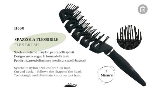 מברשת לשיער HENBOR FLEX BRUSH H650