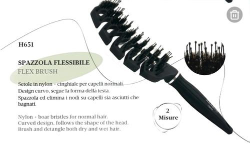 מברשת לשיער HENBOR FLEX BRUSH H651
