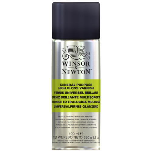 ספריי לכה מבריקה לעבודות אמנות ויצירה GENERAL PURPOSE HIGH GLOSS VARNISH