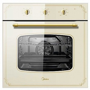 תנור אפיה בנוי Midea מידאה 65M90M1 6695 רטרו צבע שמנת
