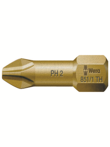 ביט פיליפס מוזהב PH2x25 | ביט מקצועי לחיזוק מדויק