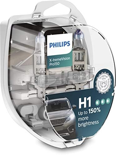 ‏זוג נורות H1 Philips X-tremeVision Pro150