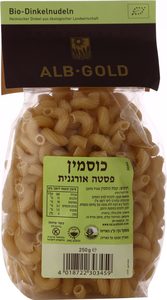 מקרוני כוסמין אורגני - אלב גולד