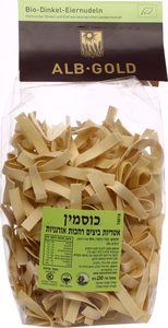 אטריות כוסמין וביצים רחבות אורגניות - אלב גולד