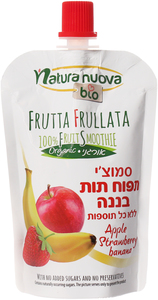 סמוזי תפוח תות בננה - נטורה נובה