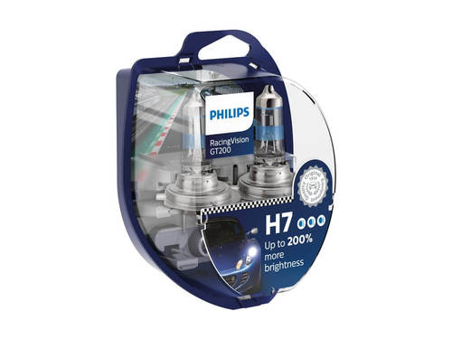 ‏זוג נורות H7 PHILIPS RacingVision GT200