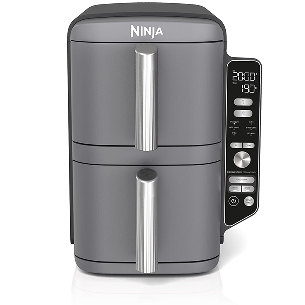 סיר טיגון ללא שמן דו קומתי 9.5 ליטר Double Stack XL SL403 NINJA | שלוש שנות אחריות יבואן 