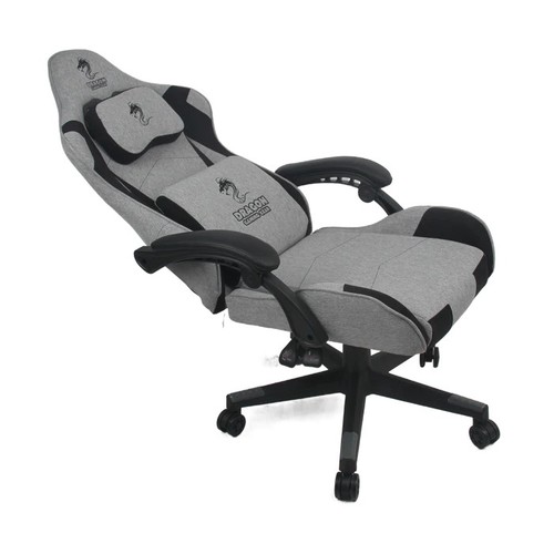 כיסא גיימינג, Dragon Flex Fabric, צבע אפור שחור