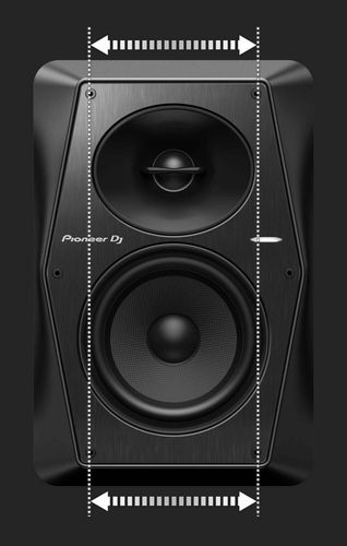 מוניטור אקטיבי 5-אינץ' וופר Pioneer DJ VM-50