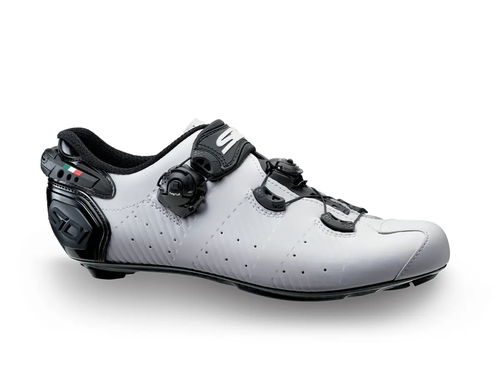 נעלי רכיבה לאופני כביש סידי שחור / לבן - SIDI WIRE 2S ROAD SHOES