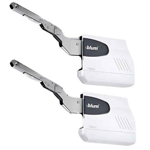 מנגנון קלפה למטבח בלום, טריקה שקטה BLUM HK AVENTOS 25/27/29 (לבן / אפור) 
