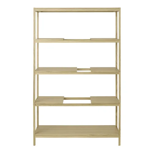 סטנד מדפים עץ אלון - Wooden Shelf - SUKOYA