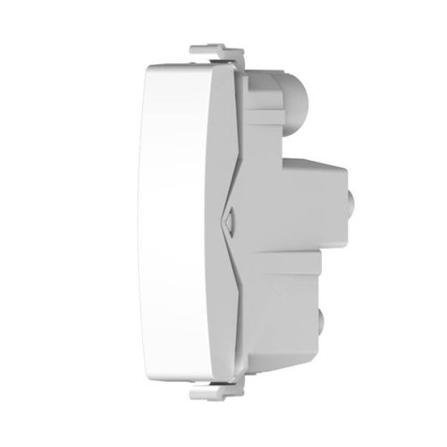 מפסק יחיד 1/2 מודול לבן ניסקו סוויץ’