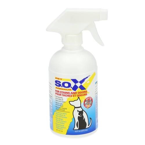 האגן S.O.X תכשיר מסיר כתמים וריחות לא נעימים לכלבים וחתולים 473 מ