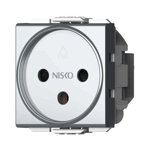 שקע כח ישראלי 2 מודול טיטניום ניסקו סוויץ’