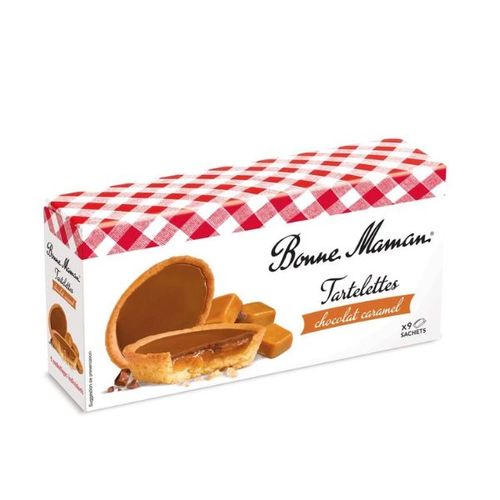 טארטלט במילוי קרם קרמל 125 גרם Bonne Maman