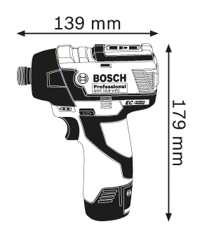 מברגת רטיטה (אימפקט) BOSCH GDR 10.8V-EC