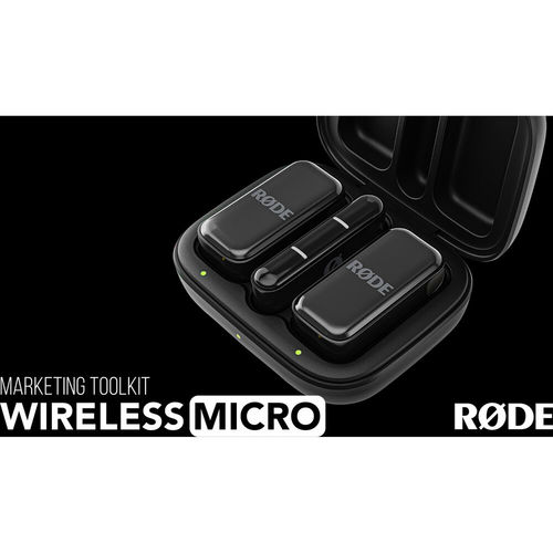 מיקרופון אלחוטי זוגי RODE Wireless Micro USB-C יבואן רשמי