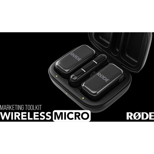 מיקרופון אלחוטי זוגי RODE Wireless Micro Lightning יבואן רשמי