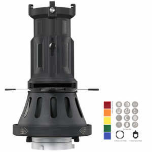 UltraBlitz fst-08b סנוט הקרנה לתאורות לד עם תושבת Bowens