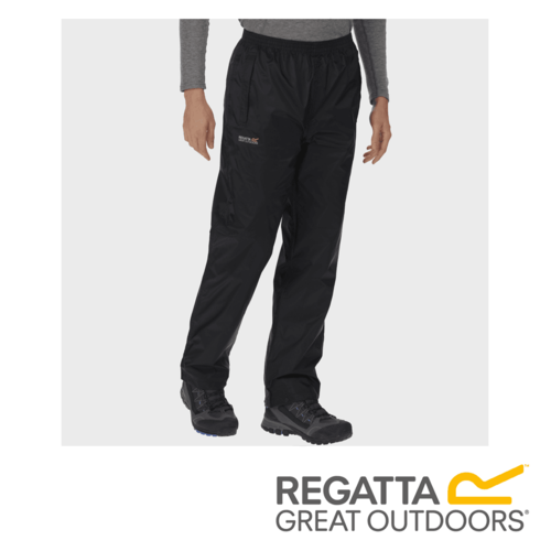 מכנס גשם לגברים מתקפל - Regatta Men’s Pack It Breathable Waterproof Overtrousers