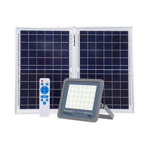  תאורת הצפה סולארית אפור SUNLY 220W IP66 אור קר 