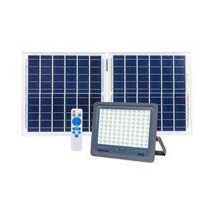  תאורת הצפה סולארית אפור SUNLY 220W IP66 אור חם 