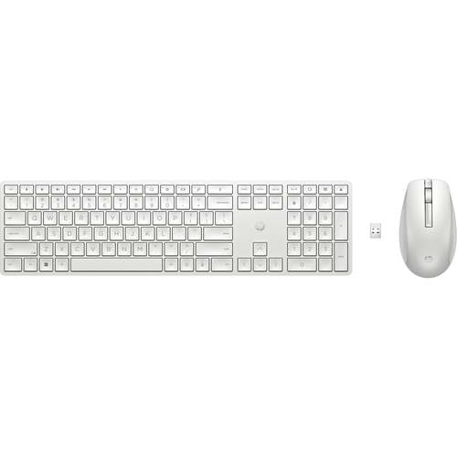  סט מקלדת ועכבר HP 650 WLS KB/MSE Combo WHT 