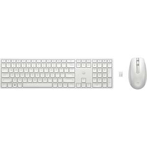  סט מקלדת ועכבר HP 650 WLS KB/MSE Combo WHT 