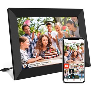 מסגרת תמונות דיגיטלית חכמה 10.1″ שחור
