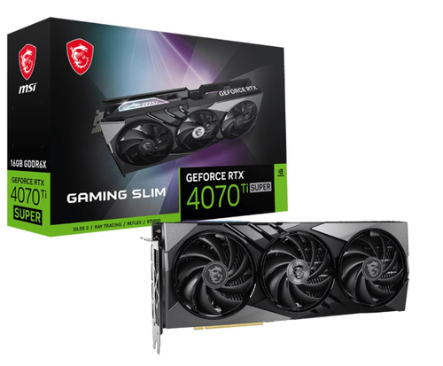 כרטיס מסך MSI GeForce RTX 4070 Ti SUPER 16G GAMING X SLIM
