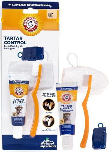 קיט אימון גורים לצחצוח שיניים 4 חלקים 23.8גרם Arm & Hammer