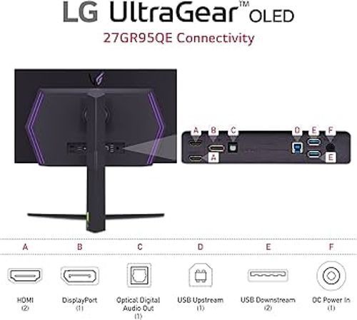 מסך מחשב ‏27 ‏אינטש LG UltraGear 27GS95QEB QHD